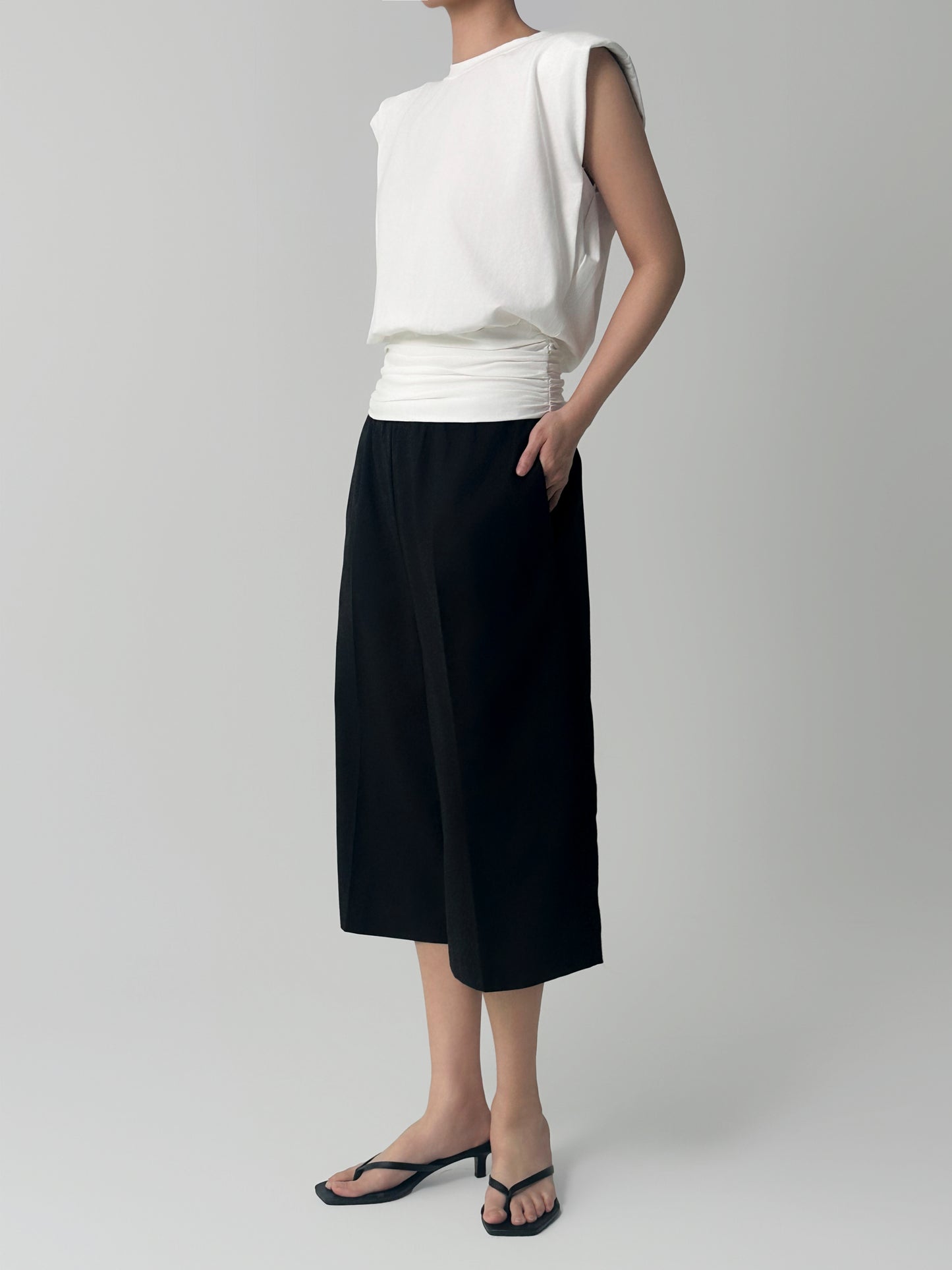 Ruched Silhouette Tee