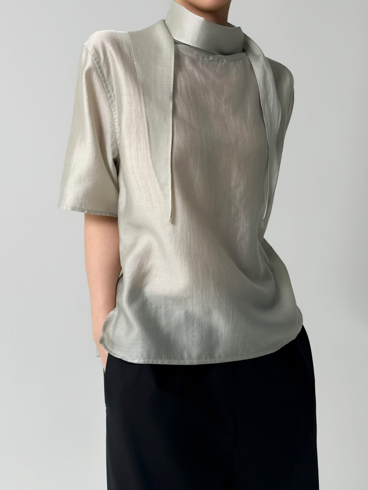 Poise Scarf Blouse