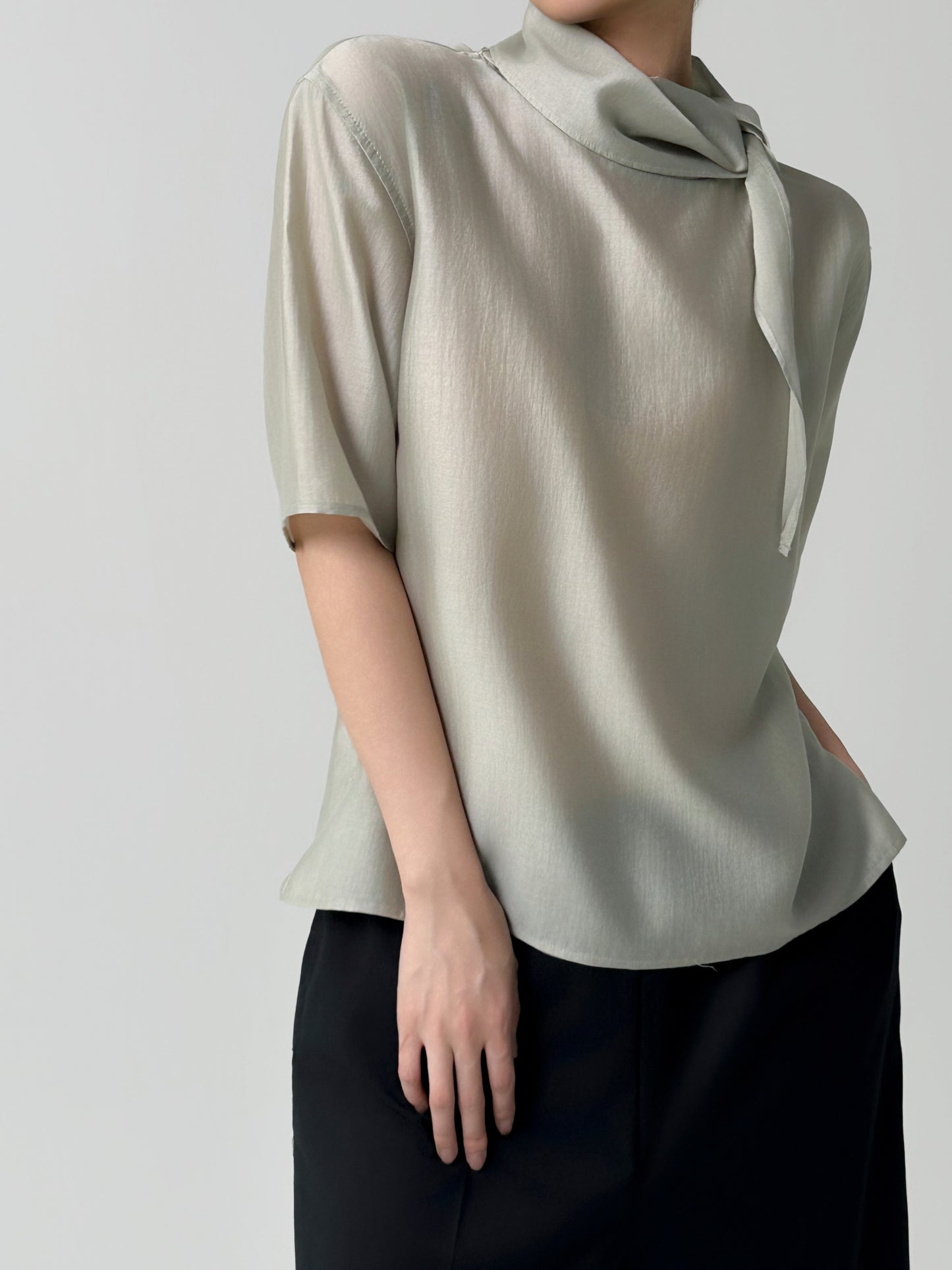 Poise Scarf Blouse