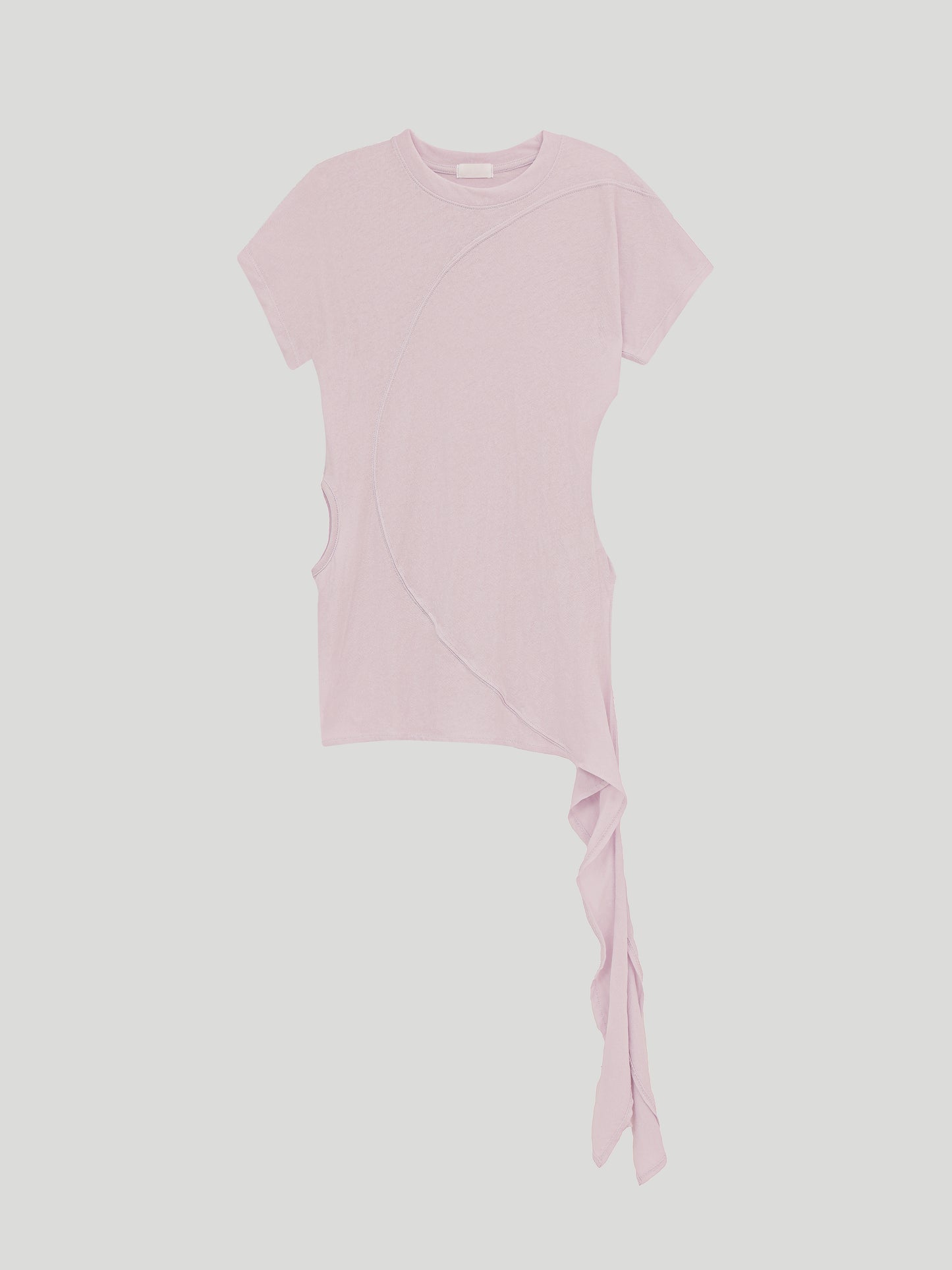 Asymmetric Wrap Cotton Top