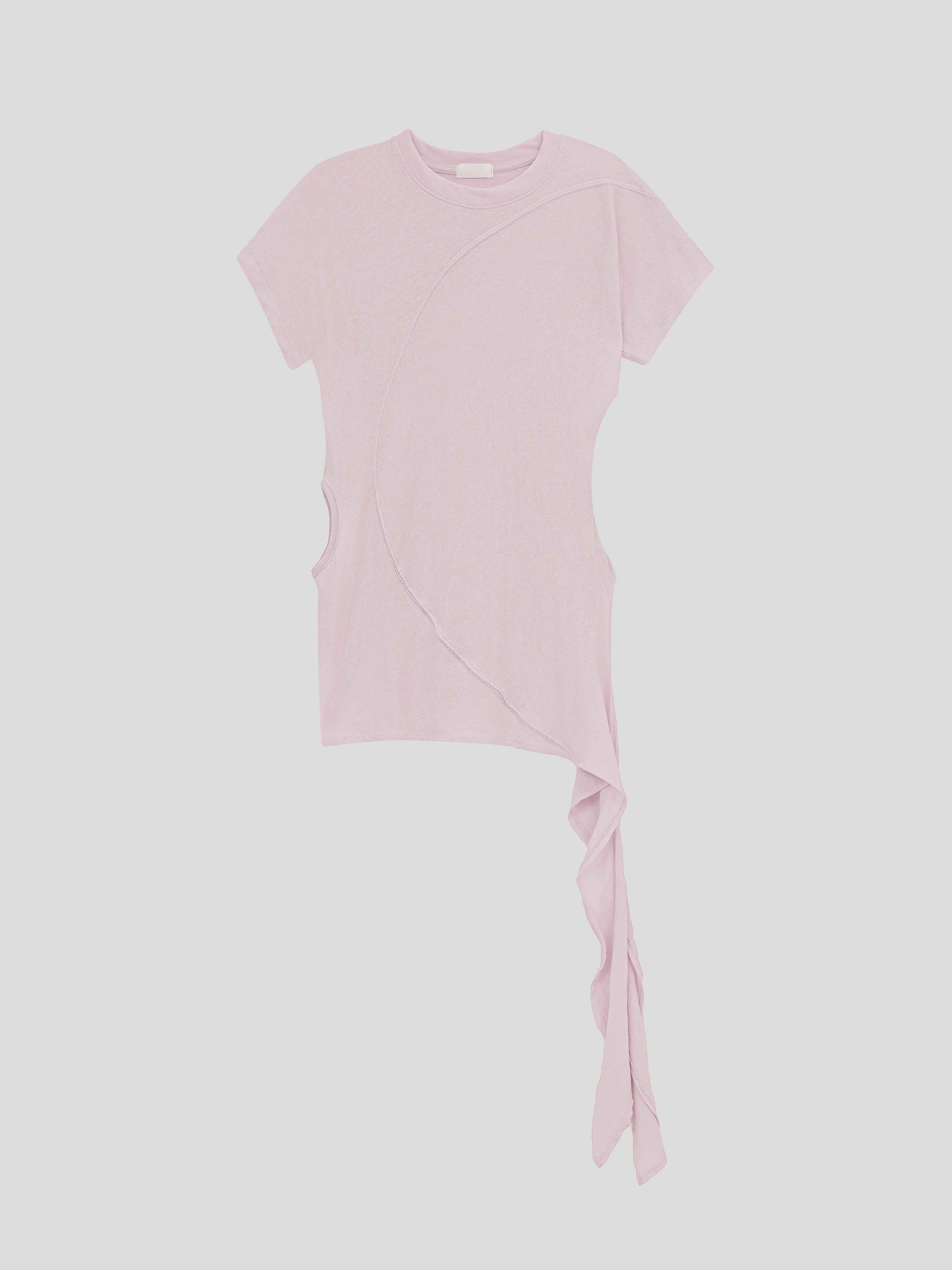 Asymmetric Wrap Cotton Top