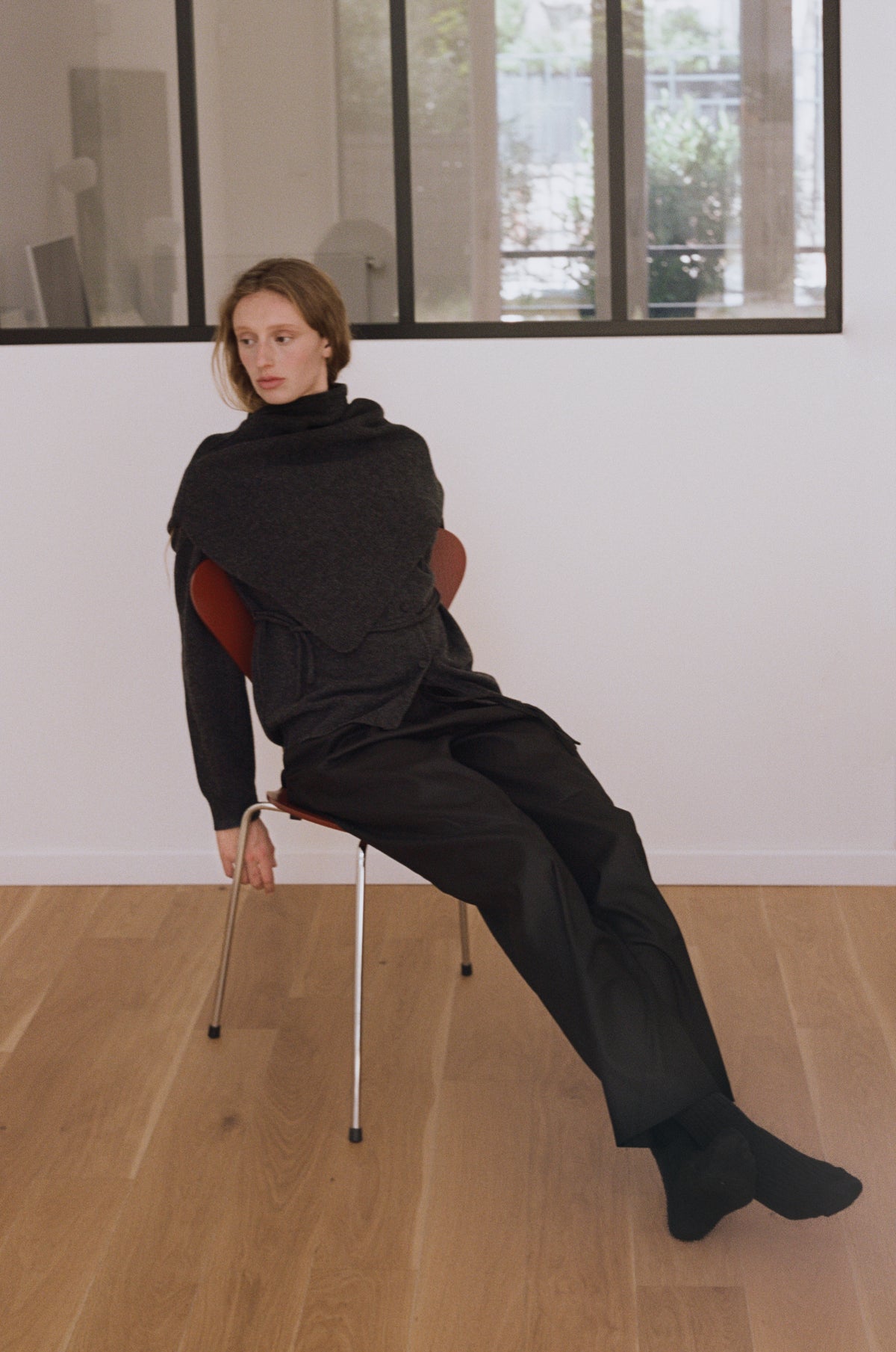 The Wool Set in Charcoal