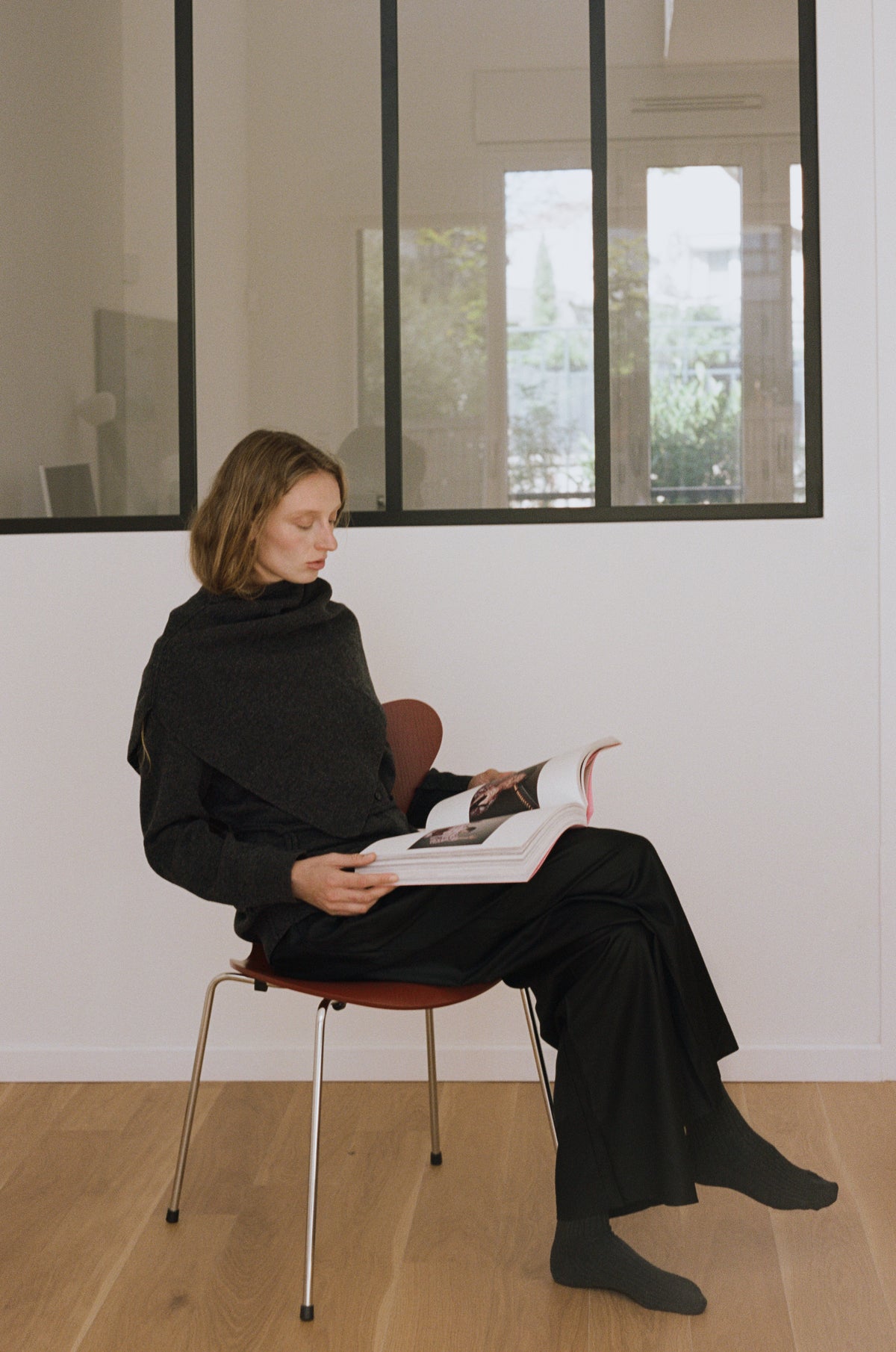 The Wool Set in Charcoal