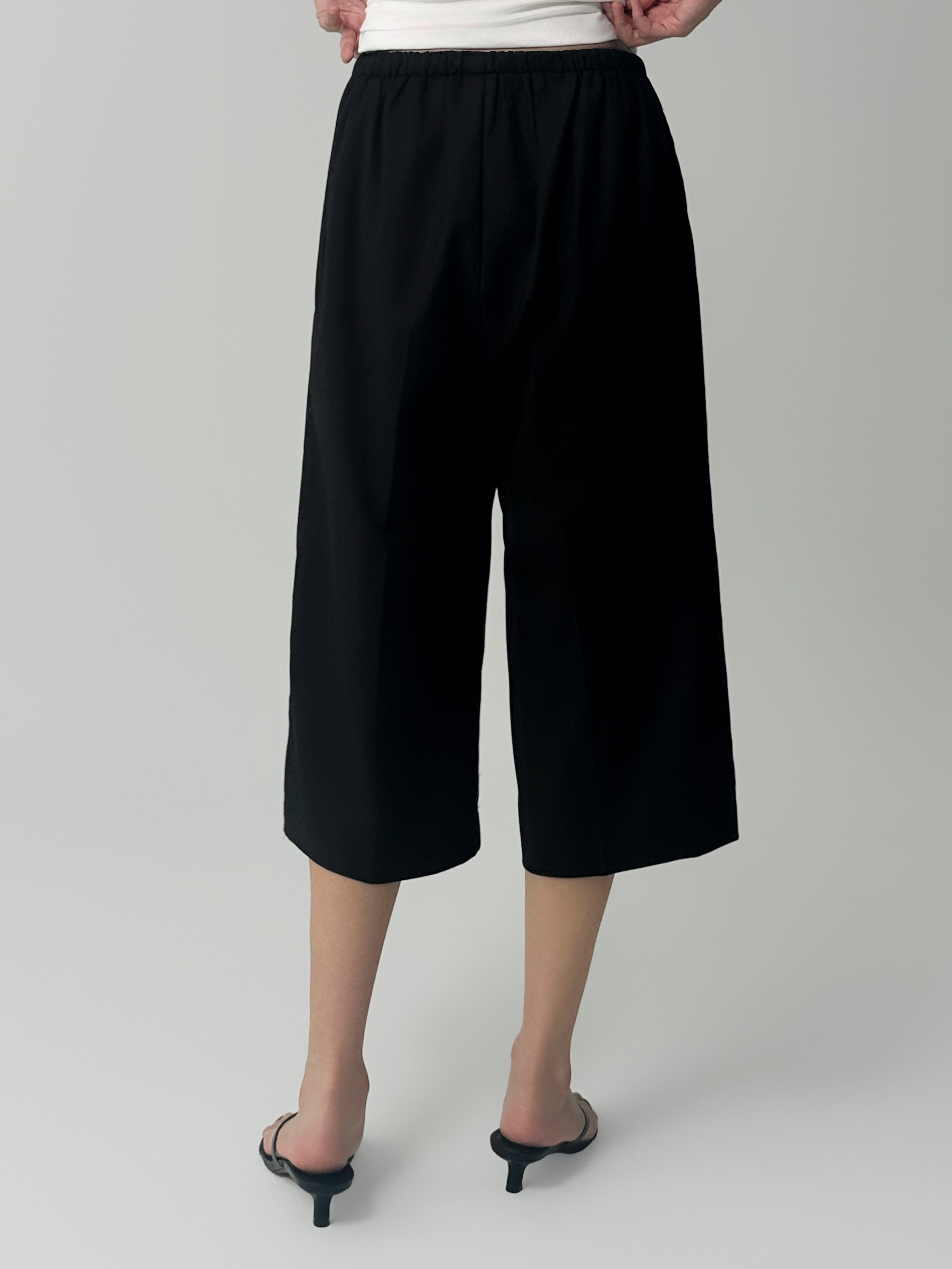 The Essential Black Bermuda Pants
