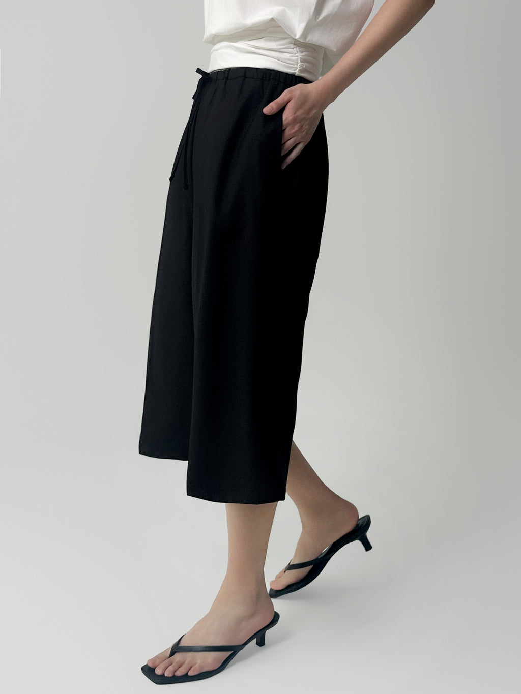 The Essential Black Bermuda Pants