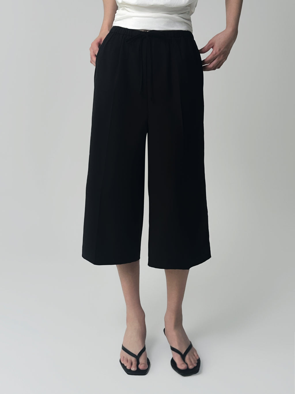 The Essential Black Bermuda Pants