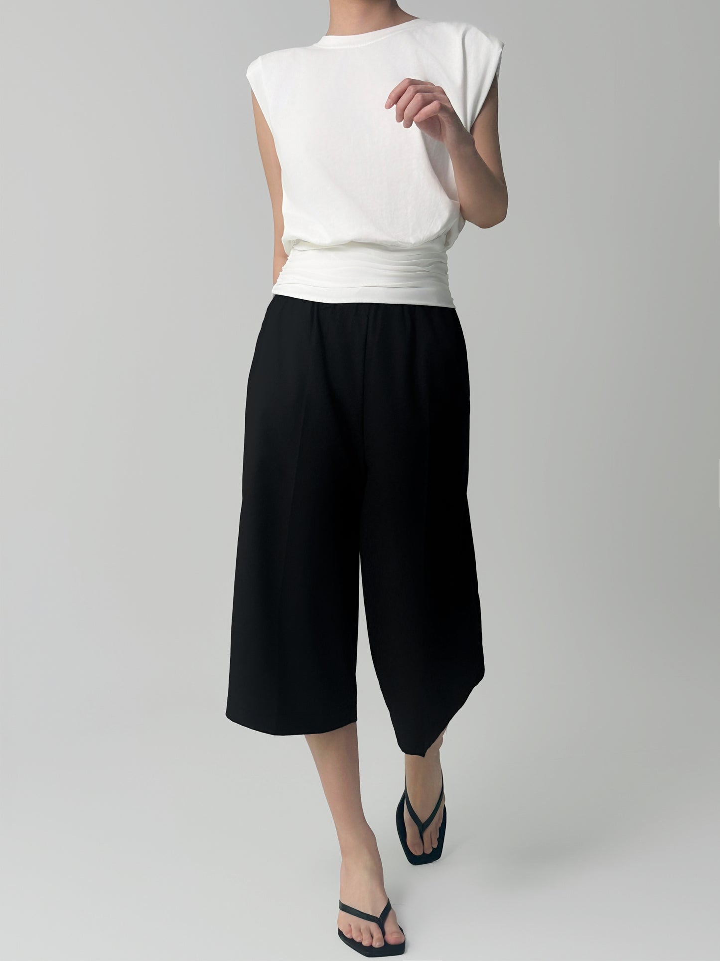 Ruched Silhouette Tee