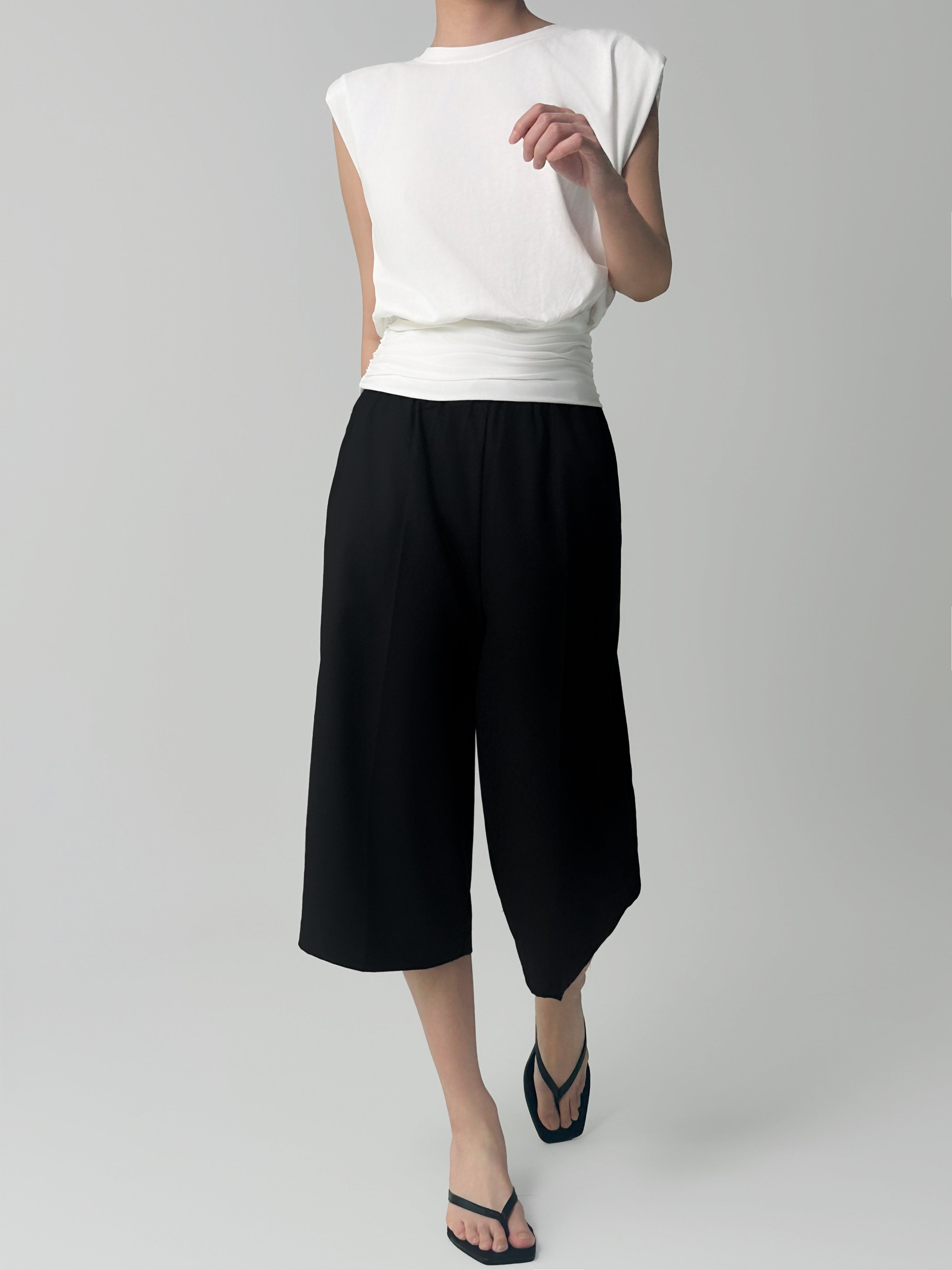 Ruched Silhouette Tee