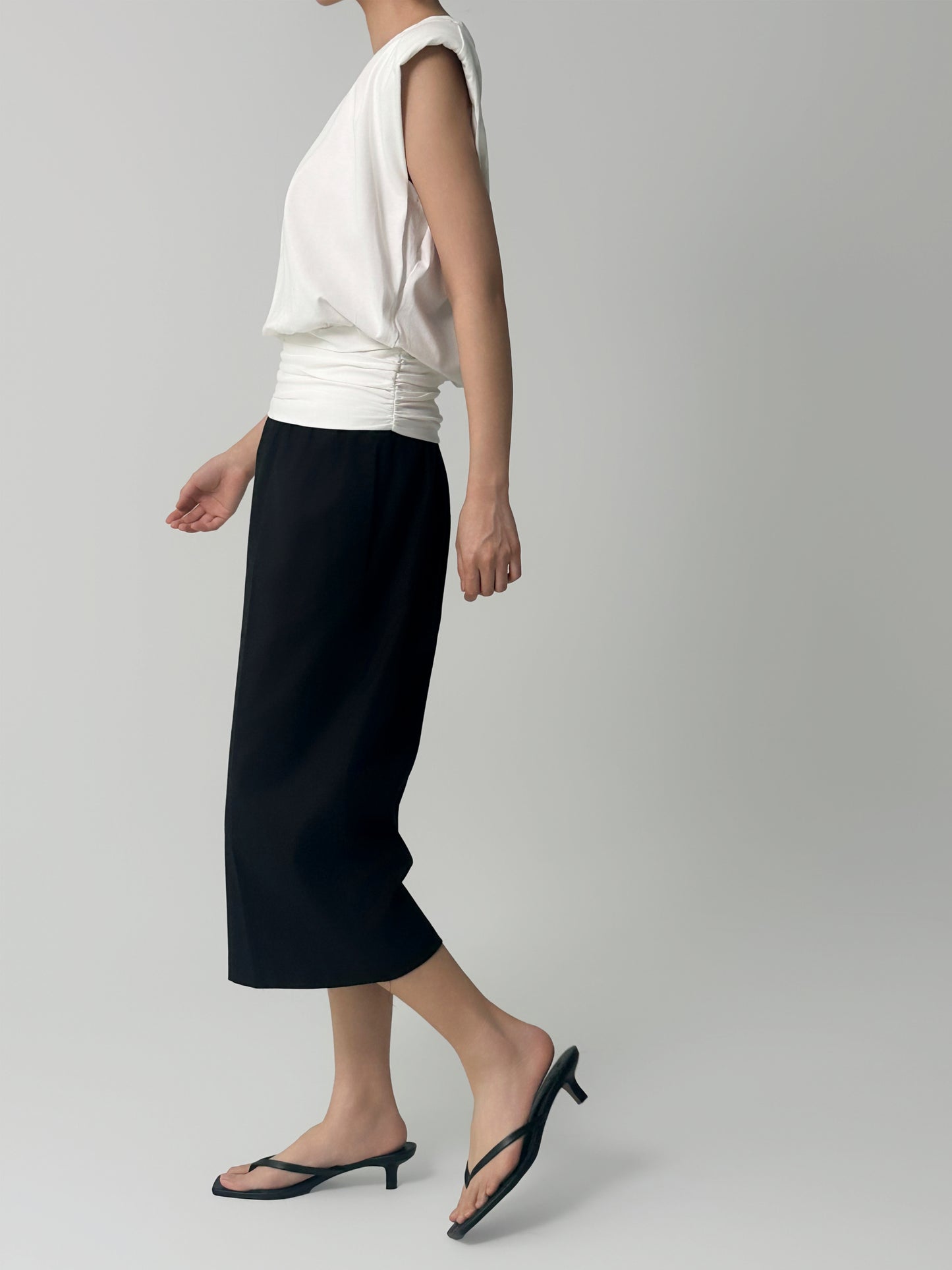 Ruched Silhouette Tee