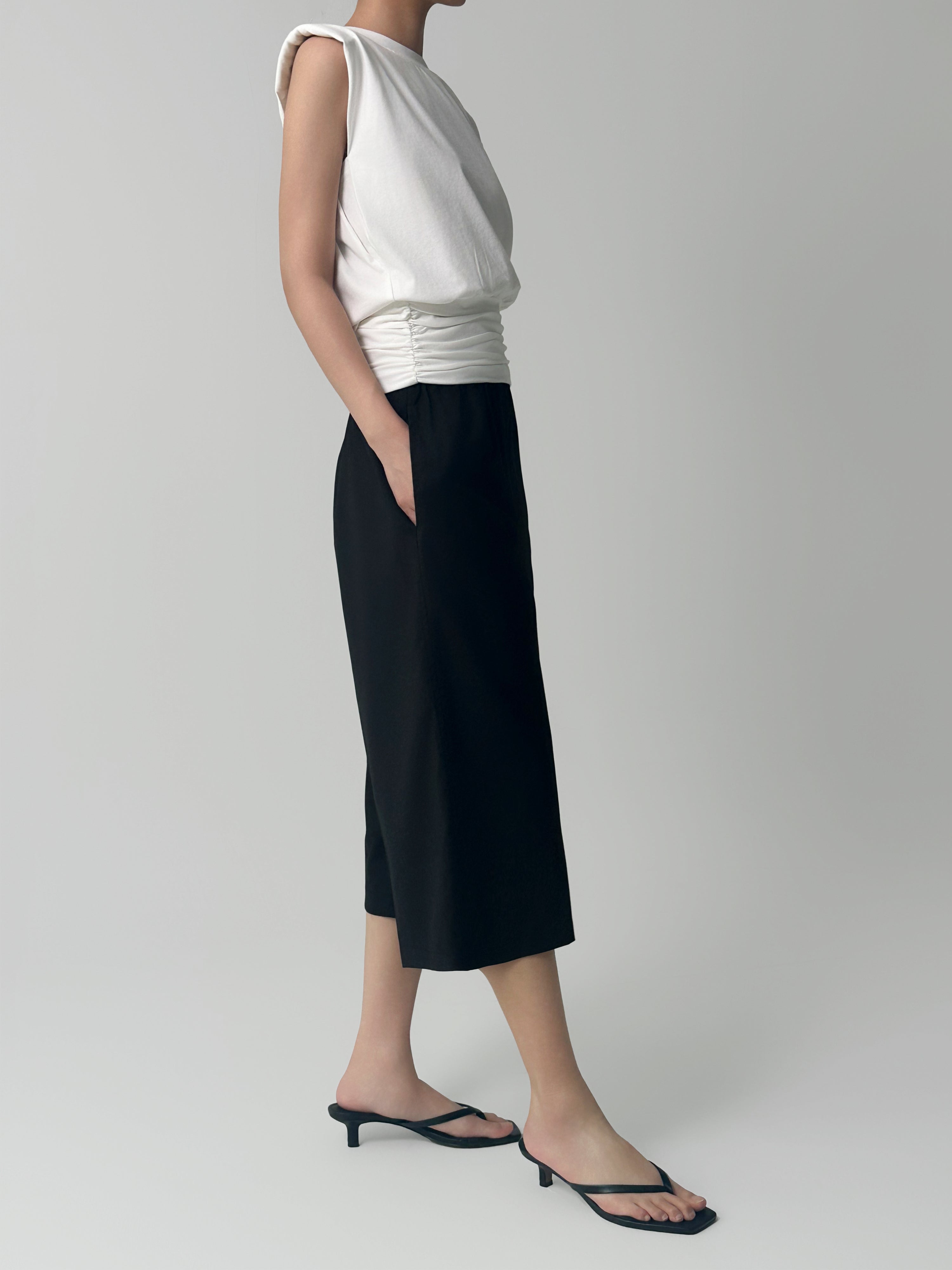 Ruched Silhouette Tee