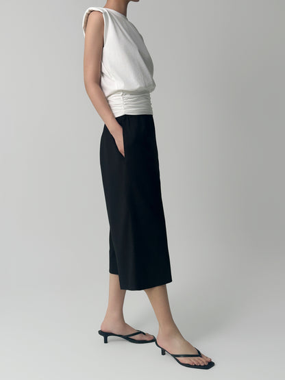 Ruched Silhouette Tee