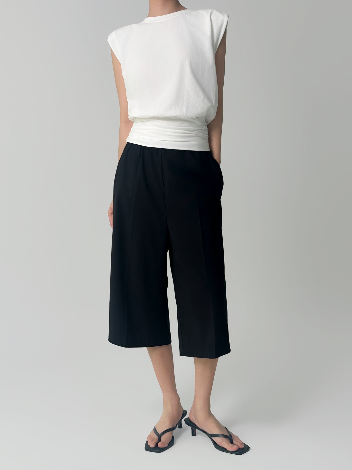 Ruched Silhouette Tee