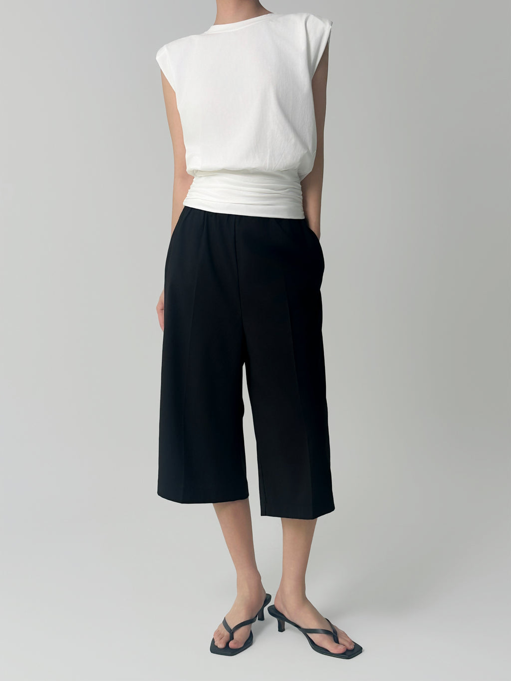 The Essential Black Bermuda Pants