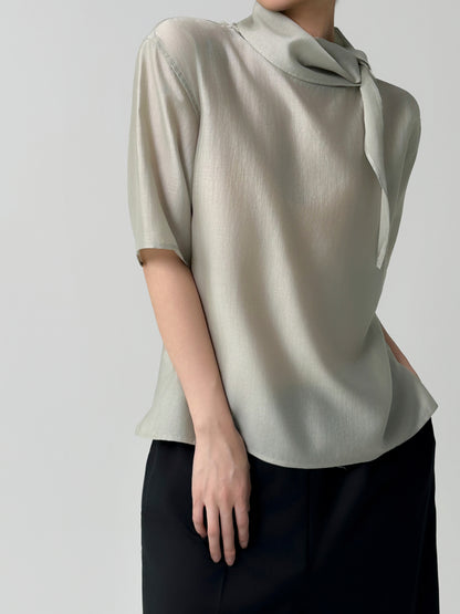 Poise Scarf Blouse