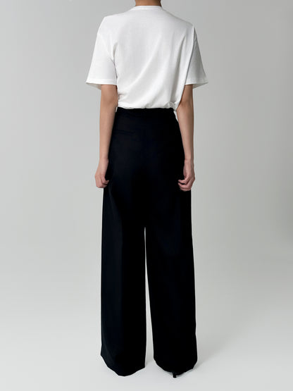 Elin Tie Front Cotton Top