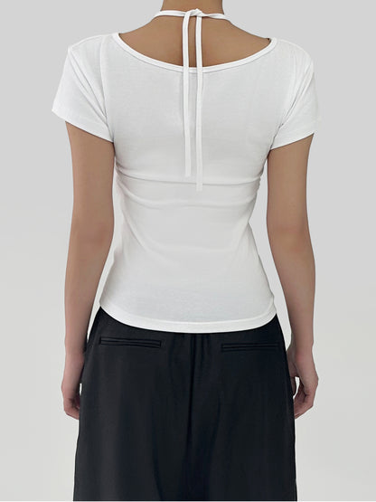 Léa Textured Overlay Top