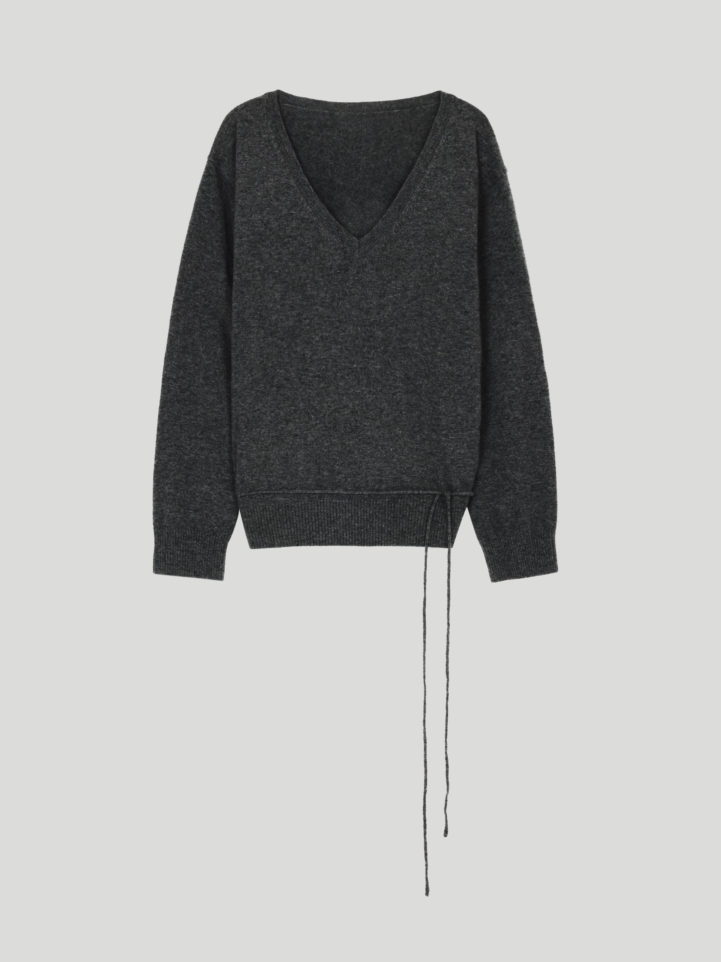 Wool-Cashmere Wrap Sweater