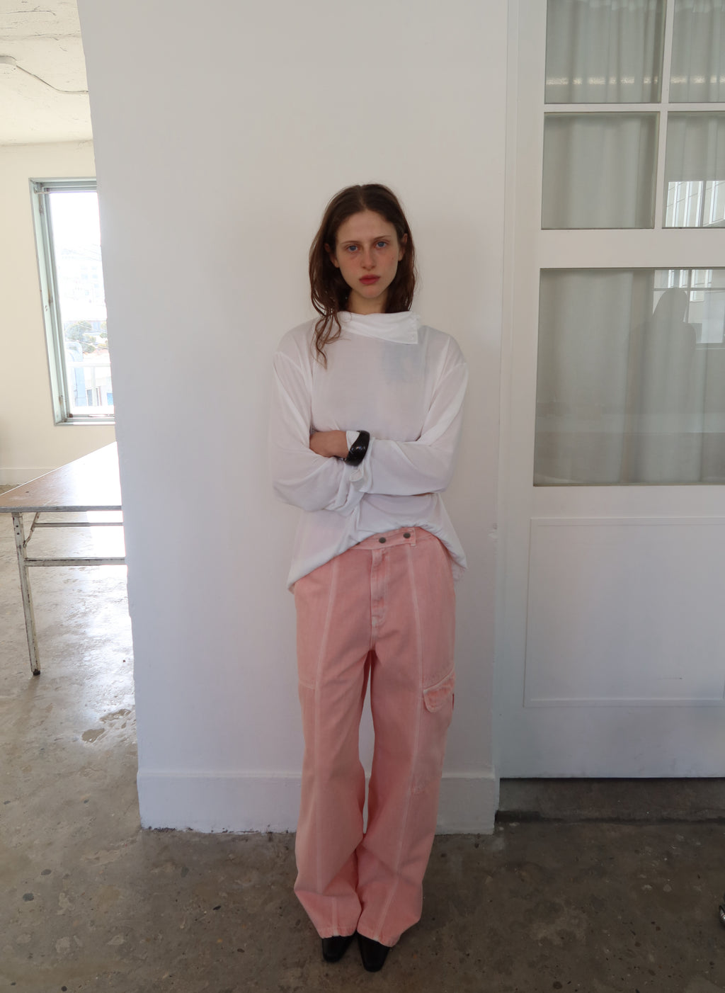 Elin Button Detail Turtleneck
