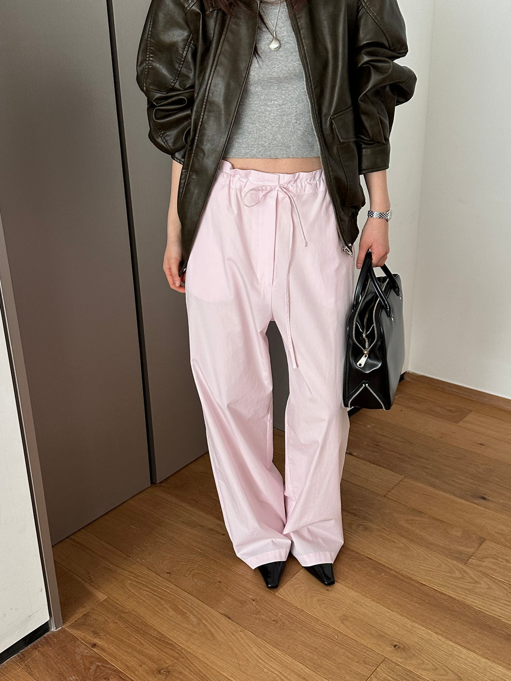 Camille Drawstring Cotton Pants