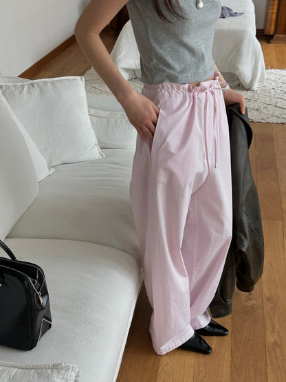 Camille Drawstring Cotton Pants