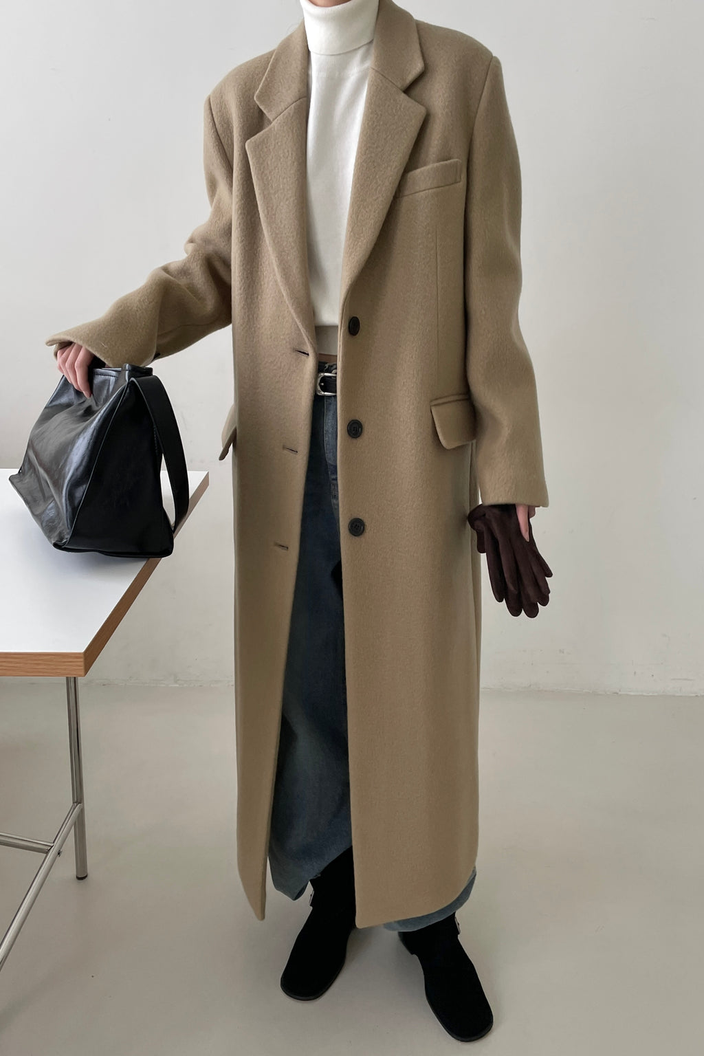 Classic Oversized Wool Coat