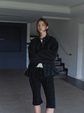Suede Drawstring Jacket